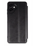 Newface Samsung Galaxy A06 Kılıf Flip Cover - Siyah