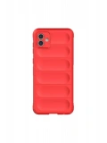 Newface Samsung Galaxy A06 Kılıf Optimum Silikon - Kırmızı