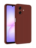 Newface Samsung Galaxy A07 4G First Silikon - Bordo