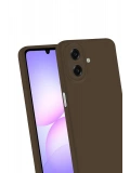 Newface Samsung Galaxy A07 4G First Silikon - Kahverengi