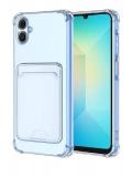 Newface Samsung Galaxy A07 4G Kart Şeffaf Silikon - Şeffaf