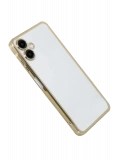 Newface Samsung Galaxy A07 4G Razer Lensli Silikon - Gold