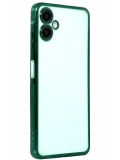Newface Samsung Galaxy A07 4G Razer Lensli Silikon - Yeşil