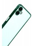 Newface Samsung Galaxy A07 4G Razer Lensli Silikon - Yeşil