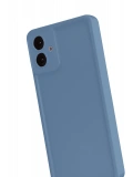 Newface Samsung Galaxy A07 4G Viera Silikon - Mavi