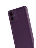 Newface Samsung Galaxy A07 4G Viera Silikon - Mürdüm