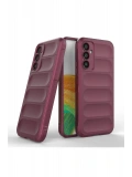 Newface Samsung Galaxy A15 4G Kılıf Optimum Silikon - Bordo