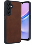 Newface Samsung Galaxy A16 5G Kılıf Aras Deri Kapak - Taba