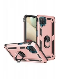 Newface Samsung Galaxy A22 Kılıf Sofya Yüzüklü Silikon Kapak - Rose