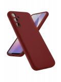 Newface Samsung Galaxy A24 4G Kılıf First Silikon - Bordo