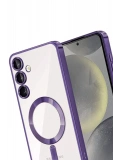 Newface Samsung Galaxy A26 Kross Magneticsafe Kapak - Mor