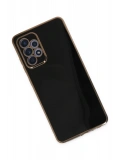 Newface Samsung Galaxy A32 Kılıf Volet Silikon - Siyah