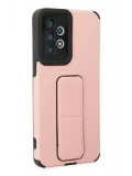 Newface Samsung Galaxy A33 5G Kılıf Mega Standlı Silikon - Pudra