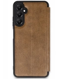 Newface Samsung Galaxy A35 5G Kılıf Flip Cover - Taba