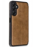 Newface Samsung Galaxy A35 5G Kılıf Flip Cover - Taba