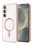 Newface Samsung Galaxy A35 5G Kross Magneticsafe Kapak - Rose