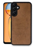 Newface Samsung Galaxy A36 Kılıf Aras Deri Kapak - Taba