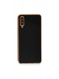 Newface Samsung Galaxy A50 Kılıf Volet Silikon - Siyah