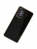 Newface Samsung Galaxy A52 Kılıf Volet Silikon - Siyah