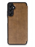 Newface Samsung Galaxy A55 5G Kılıf Flip Cover - Taba
