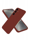 Newface Samsung Galaxy A56 Kılıf First Silikon - Bordo