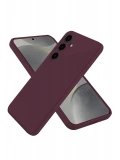Newface Samsung Galaxy A56 Kılıf First Silikon - Mürdüm