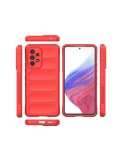 Newface Samsung Galaxy A73 5G Kılıf Optimum Silikon - Kırmızı