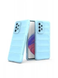 Newface Samsung Galaxy A73 5G Kılıf Optimum Silikon - Sky Blue