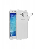 Newface Samsung Galaxy J7 Kılıf Lüx Şeffaf Silikon