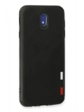 Newface Samsung Galaxy J7 Pro / J730 Kılıf Loop Deri Silikon - Siyah