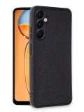 Newface Samsung Galaxy M15 Kılıf Aras Deri Kapak - Siyah