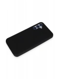 Newface Samsung Galaxy M15 Kılıf First Silikon - Siyah