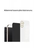 Newface Samsung Galaxy M15 Kılıf Volet Silikon - Mor