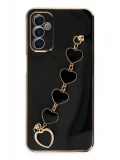 Newface Samsung Galaxy M23 Kılıf Esila Silikon - Siyah