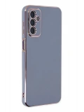 Newface Samsung Galaxy M23 Kılıf Volet Silikon - Mavi