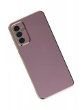 Newface Samsung Galaxy M23 Kılıf Volet Silikon - Mor