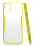Newface Samsung Galaxy M31 Kılıf Platin Silikon - Sarı