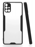 Newface Samsung Galaxy M51 Kılıf Platin Silikon - Siyah