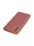 Newface Samsung Galaxy S20 Kılıf Volet Silikon - Kırmızı