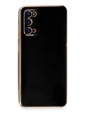 Newface Samsung Galaxy S20 Kılıf Volet Silikon - Siyah