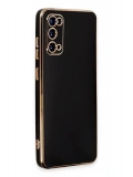 Newface Samsung Galaxy S20 Kılıf Volet Silikon - Siyah
