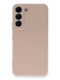 Newface Samsung Galaxy S23 Kılıf Nano içi Kadife Silikon - Pudra