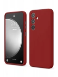 Newface Samsung Galaxy S24 FE Kılıf First Silikon - Kırmızı