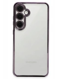 Newface Samsung Galaxy S24 FE Kılıf Razer Lensli Silikon - Mor