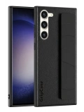 Newface Samsung Galaxy S24 Kılıf Data Kapak - Siyah