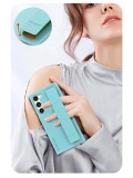 Newface Samsung Galaxy S24 Kılıf Data Kapak - Yeşil