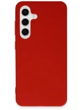 Newface Samsung Galaxy S24 Kılıf First Silikon - Kırmızı