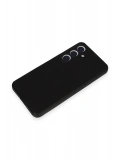 Newface Samsung Galaxy S24 Kılıf Loop Deri Silikon - Siyah