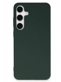 Newface Samsung Galaxy S24 Plus Kılıf First Silikon - Koyu Yeşil