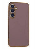 Newface Samsung Galaxy S24 Plus Kılıf Volet Silikon - Mor
